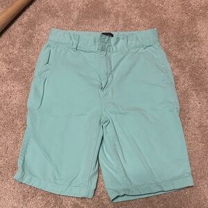 Place Men's Light Blue Flat Front Shorts